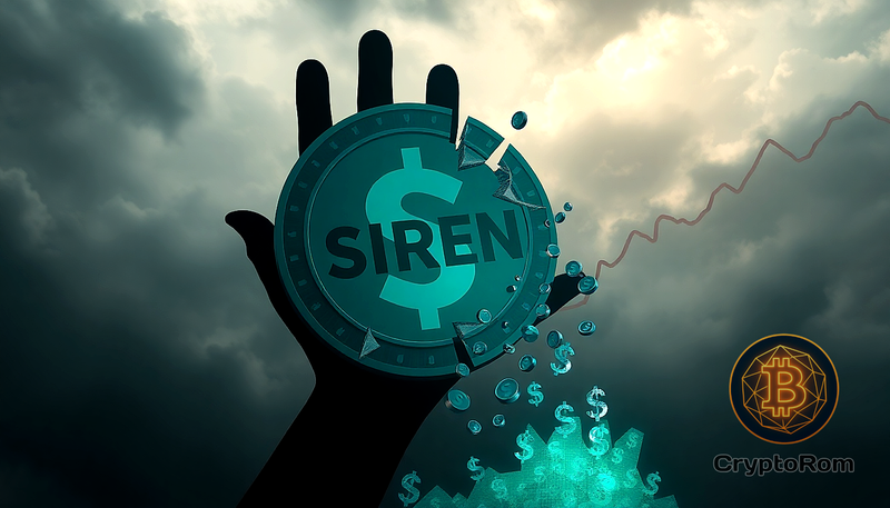 📉 Крах токена SIREN: крупный держатель сбросил 92% общего объема