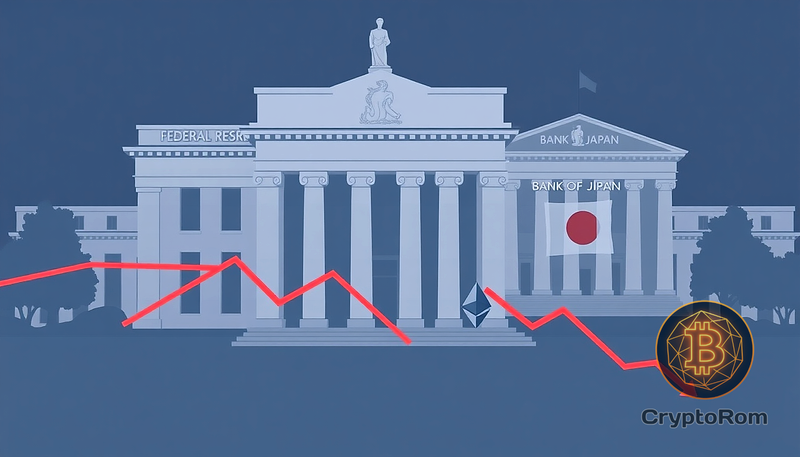📉 Влияние решений ФРС и Банка Японии на крипторынок