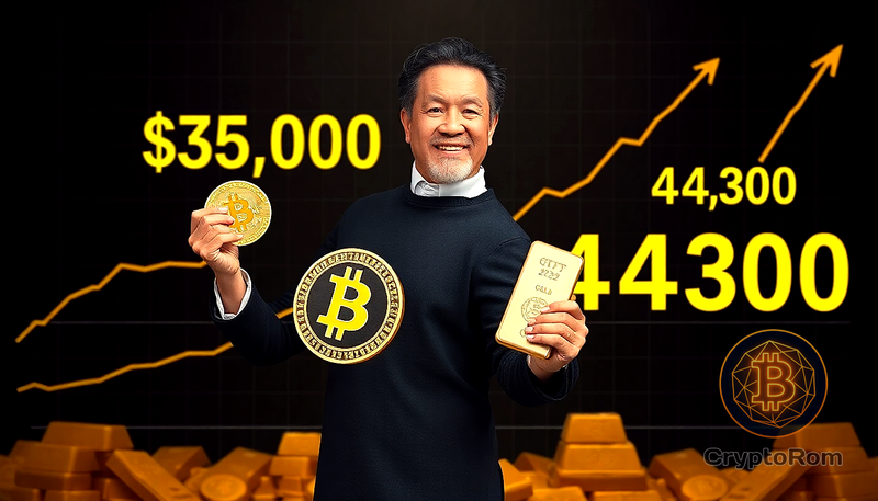 💰 Кийосаки поддерживает Bitcoin и прогнозирует рост золота