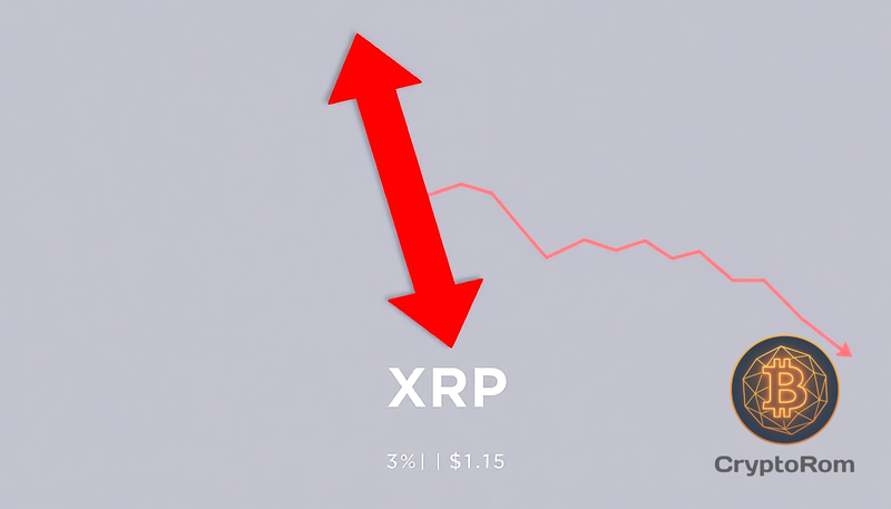 📉 XRP упал на 3% после потери поддержки в $1.15