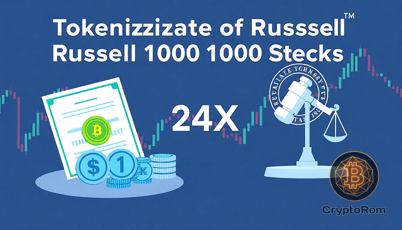 📈 24X предложила токенизацию акций Russell 1000 для регулируемых рынков