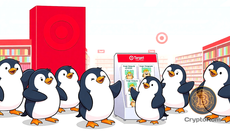 🐧 Pudgy Penguins выходит на рынок розничной торговли с картами в Target