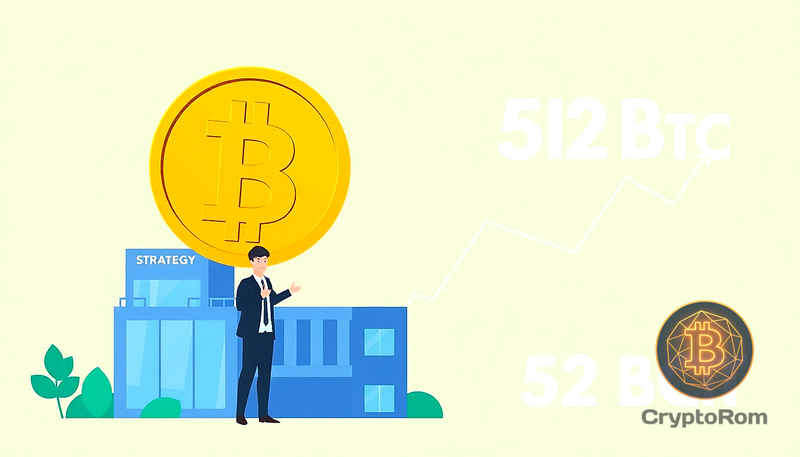 📈 Strategy увеличивает свои биткойн-резервы на 520 BTC
