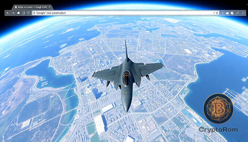 ✈️ Google Earth запускает авиасимулятор в браузере