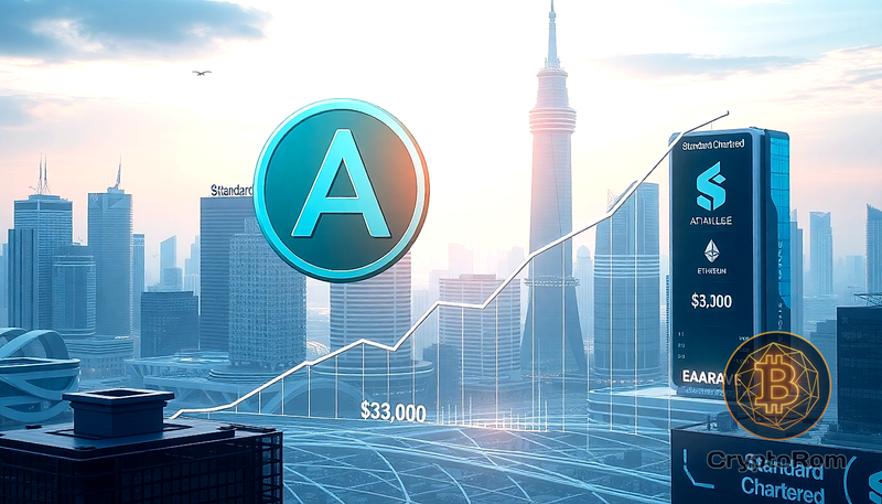 📈 Прогноз роста Aave к 2030 году от Standard Chartered