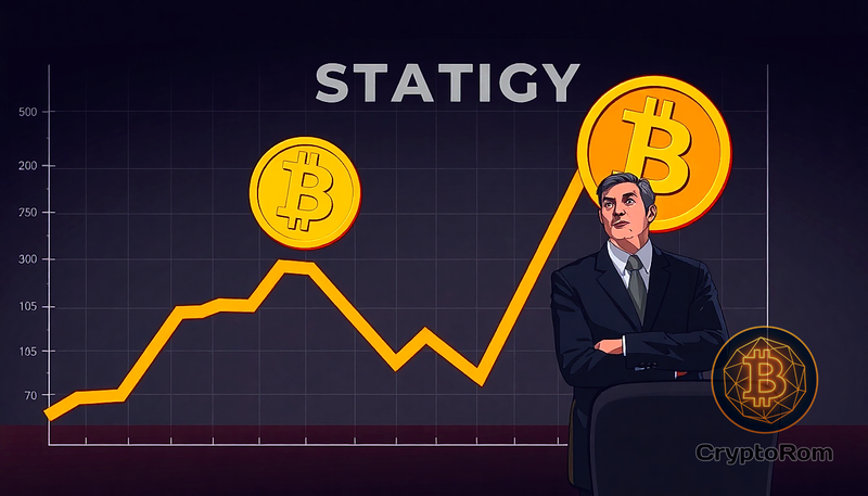 📉 Стоимость Strategy упала ниже стоимости ее биткоин-активов