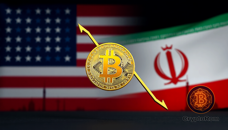 📉 Биткоин падает до $59,700 на фоне улучшения обстановки с Ираном