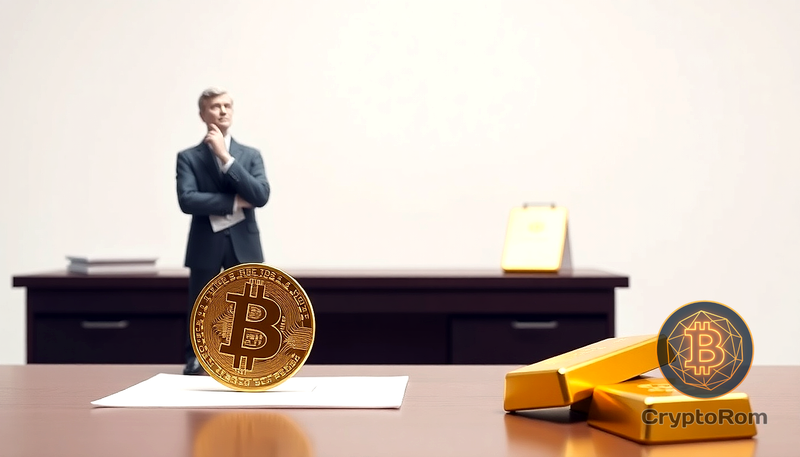 💰 Трейдер Питер Брандт рассматривает возможность продажи биткоинов в пользу золота