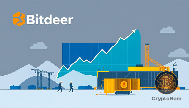 📈 Акции Bitdeer выросли на 14% благодаря расширению производства майнингового оборудования в США