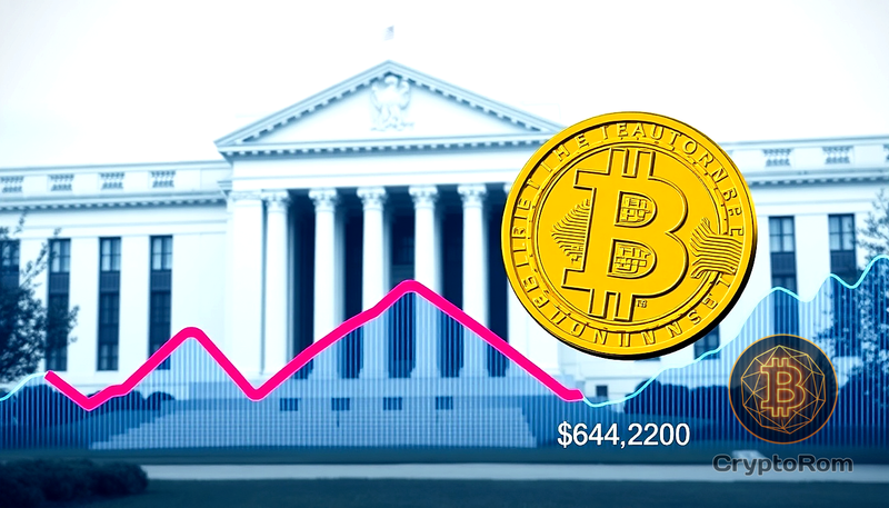 📉 Биткойн теряет позиции после изменения ставок ФРС