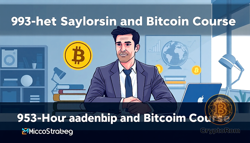 📚 Майкл Сейлор публикует 953-часовой курс по лидерству и Bitcoin