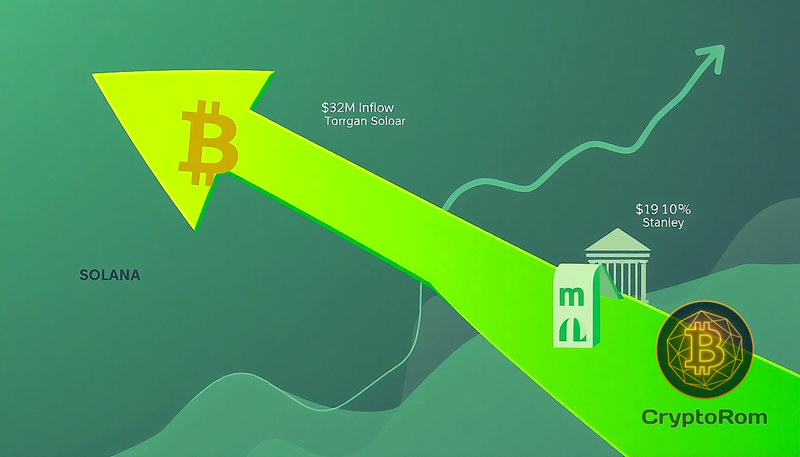 📈 Blackrock способствует восстановлению Bitcoin ETF на $32 млн после 4-дневного падения