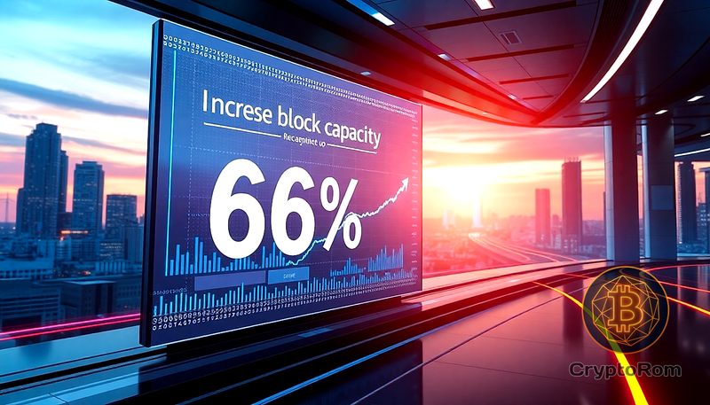 🚀 Solana увеличила ёмкость блоков на 66%