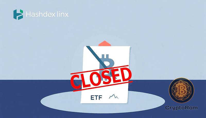 📉 Hashdex закрывает Bitcoin ETF из-за нехватки активов