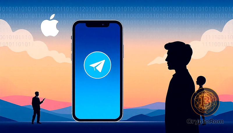 📱 Apple временно удалила Telegram из-за незаконного контента