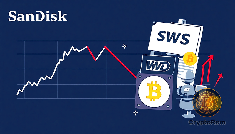 📉 Почему акции Sandisk и Western Digital упали на 10%