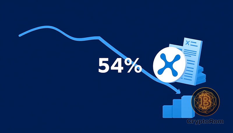 📉 ETF на XRP от 21Shares потерял 54% активов