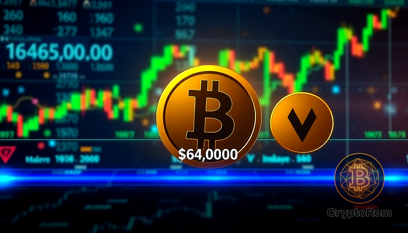 📈 Биткоин стабилен на уровне $64,000, Monero и Hyperliquid в лидерах