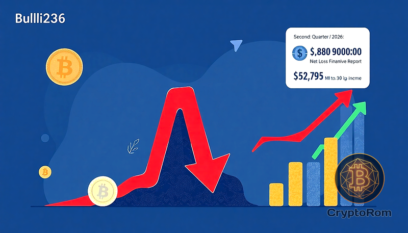 📉 Bullish сообщает о чистом убытке в $280 млн во втором квартале