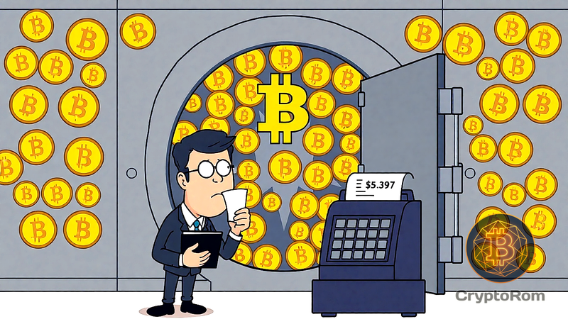 💰 Казначейство с $67 млн в BTC нуждается в срочном финансировании