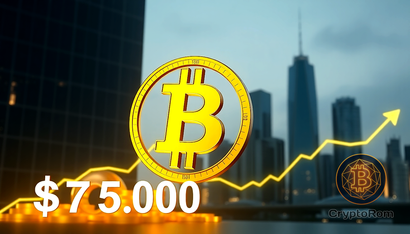 🚀 Bitcoin преодолел отметку в $75,000