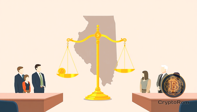⚖️ Криптоэнтузиасты подали иск против налога на цифровые активы в Иллинойсе