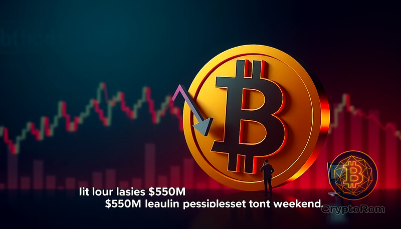 📉 Биткойн за выходные обесценил $250M в лонгах