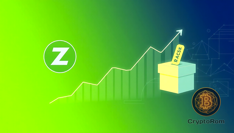 📈 Zcash вырос на 62% до $880 перед голосованием о выпуске ZEC