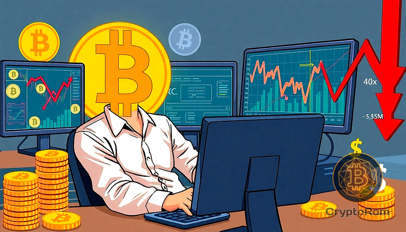 📉 Крупный трейдер открывает новую короткую позицию на Bitcoin после потерь