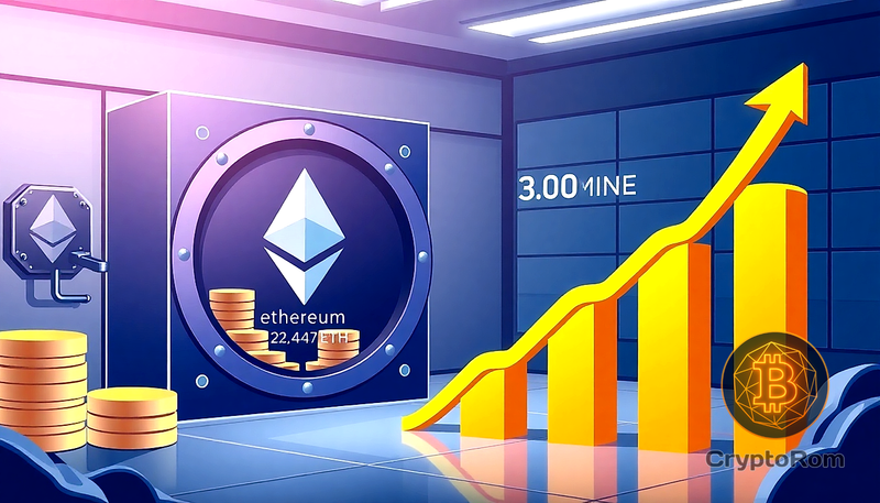 📈 Bitmine увеличила запасы эфира на 32,447 ETH на фоне роста курса