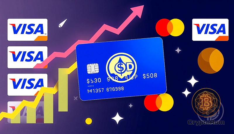 💳 USDC лидирует в трате через криптокарты, пополнения достигли $13,8 млрд