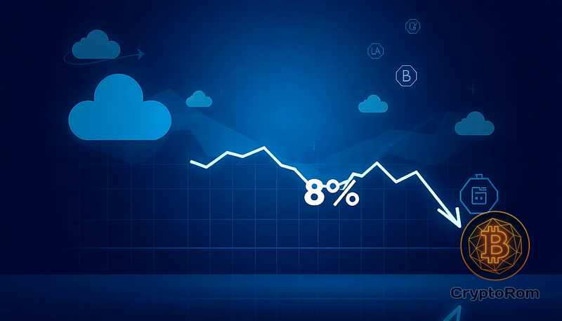 📉 Акции IREN падают на 8% из-за затрат на переход к ИИ