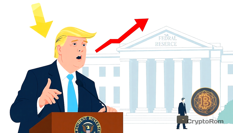 📉 Трамп требует снижения ставок на фоне возможного повышения ФРС