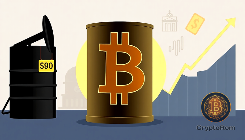💹 Bitcoin остаётся устойчивым на фоне роста цен на нефть