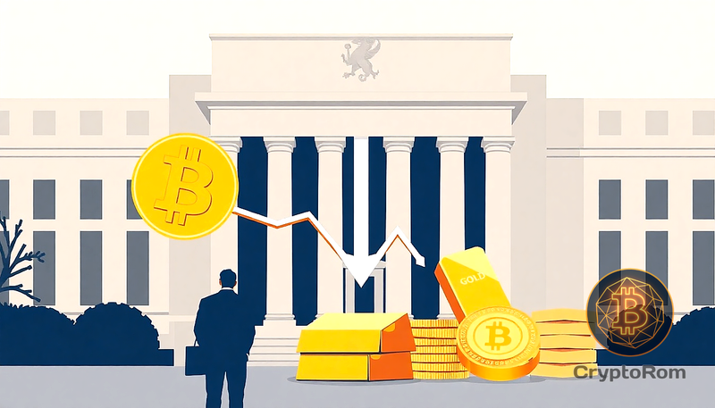 📉 Падение биткоина, золота и акций на фоне возможного повышения ставки ФРС