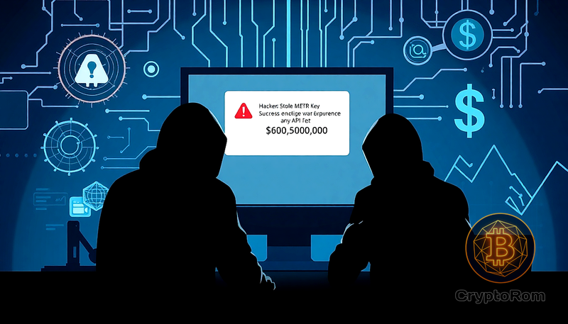 🔐 Хакеры похитили API-ключ METR на 600 000 долларов