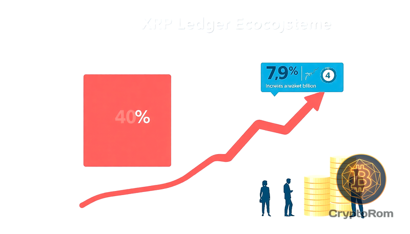 📉 Уменьшение активности аккаунтов на XRP Ledger при росте объёмов торгов