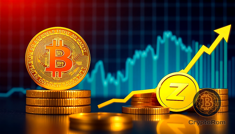 📈 Bitcoin и Zcash демонстрируют рост на фоне волатильного рынка