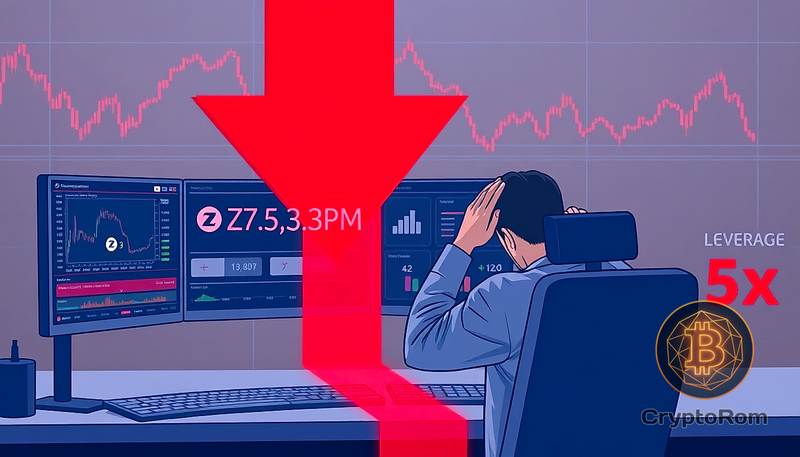 📉 Трейдер потерял $5.3 млн на ставке против Zcash