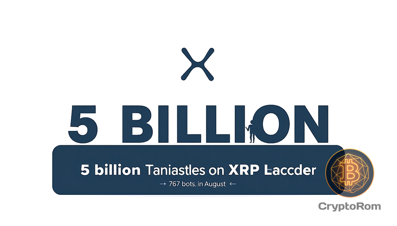 📊 XRP Ledger достиг 5 миллиардов транзакций