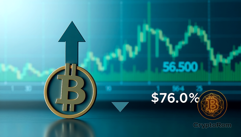 📈 Polymarket оценивает шансы Bitcoin достичь $80K в этом месяце в 64%
