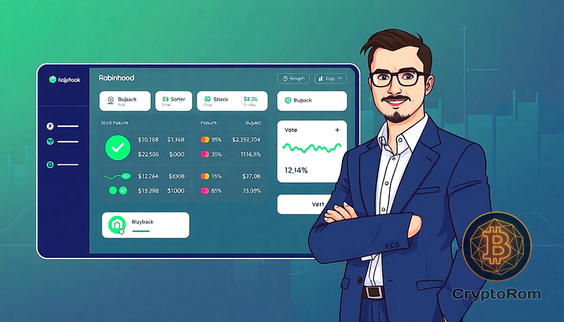 📈 Robinhood вводит новые возможности для акций и токенов