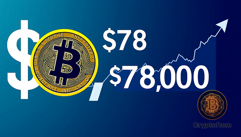 📈 Bitcoin нуждается в недельном закрытии выше $78,000