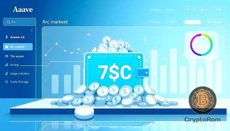 📈 Aave V4: рынок Arc переполнен USDC