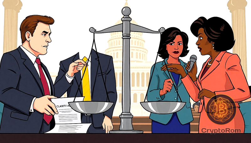 ⚖️ Эммер и Уотерс спорят о провале CLARITY Act