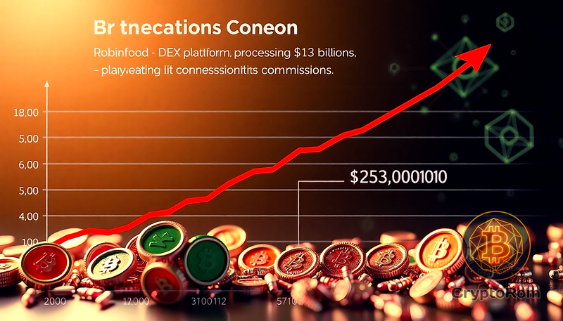 📉 Суточный объем комиссий Robinhood Chain упал на 97%