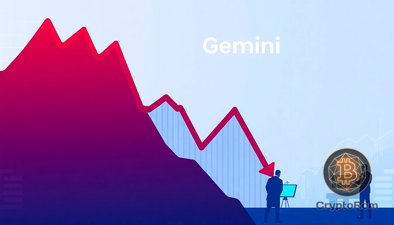 📉 Акции Gemini упали на 80% после IPO