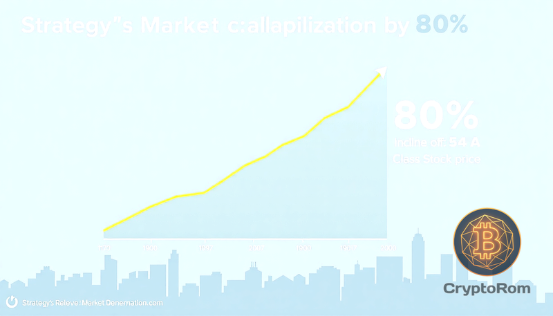 📈 Рыночная капитализация Strategy выросла на 80% за 3 месяца