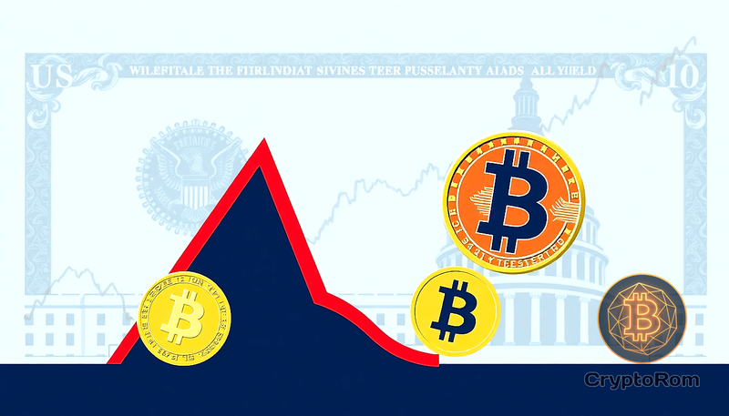 📉 Криптовалюты падают на фоне роста доходности казначейских облигаций