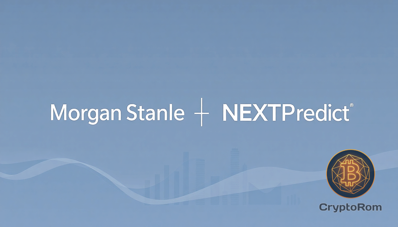 📊 Morgan Stanley присоединяется к NEXTPredict, делая ставку на институциональные рынки предсказаний